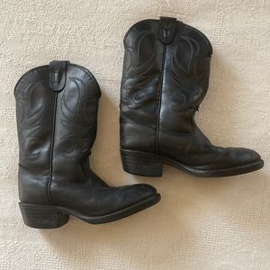 Kids Black Loredo Western Boots